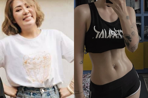  
Hình ảnh trước và sau khi giảm cân của Du Uyên khiến nhiều người nể phục. (Ảnh: T.H)