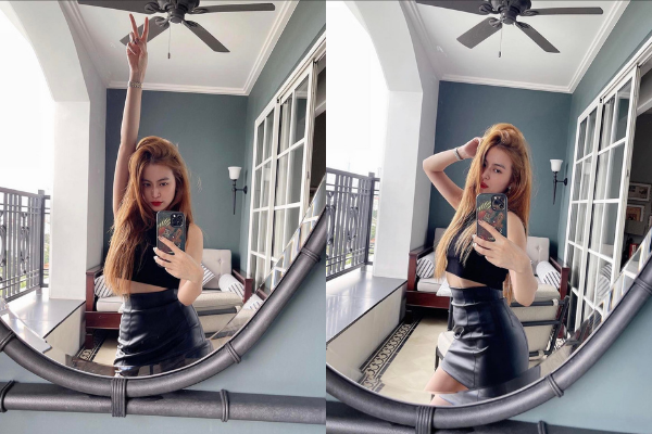    Ca sĩ cũng rất thích thú với diện mạo mới của mình. (Ảnh: IGNV)