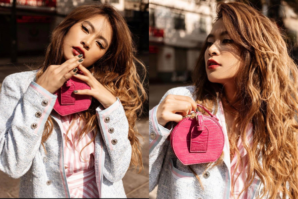    Mái tóc sáng màu của Hoàng Thùy Linh giúp hình ảnh của cô nàng được mới mẻ hơn. (Ảnh: IGNV)