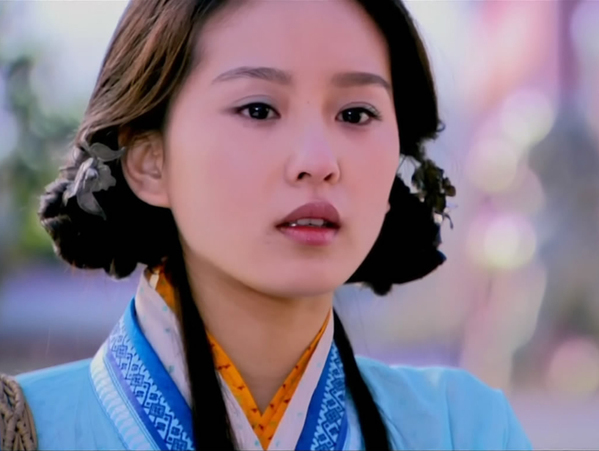  
Vẻ đẹp dịu dàng, thanh tú giúp cô lọt vào mắt xanh các đạo diễn. (Ảnh: Baidu)