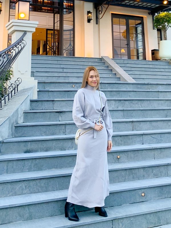    Phong cách thời trang của chị đẹp đã "lên hương" rõ rệt trong thời gian gần đây (Ảnh FBNV)
