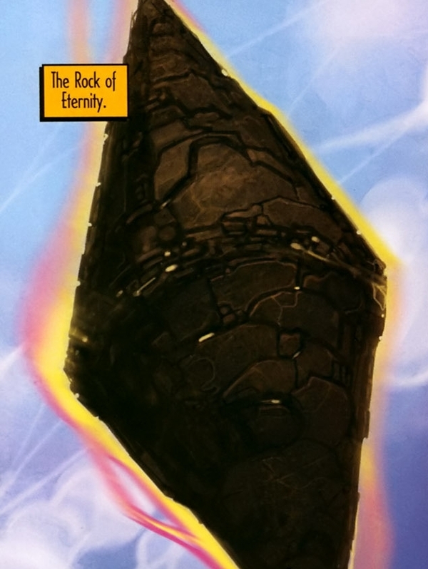  
Rock of Eternity dùng để nhốt những con quỷ thuộc Thất Đại Tội (Ảnh DC Comics)