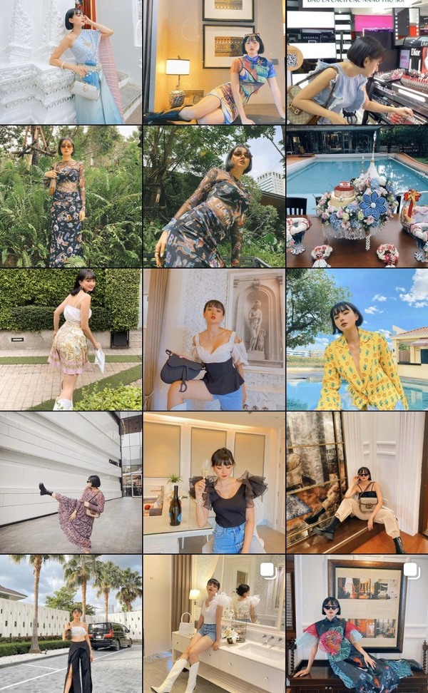        Cô thường xuyên đăng tải hình ảnh khoe cuộc sống sang chảnh của mình. (Ảnh: Chụp màn hình)