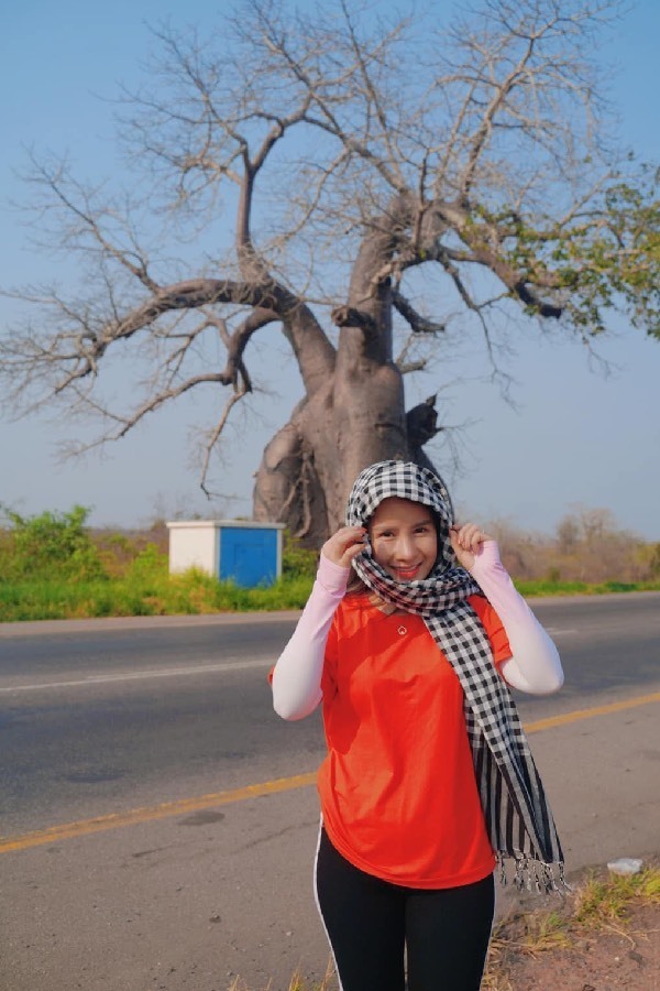  
Hình ảnh đầu tiên của Đức Nhân tại châu Phi. (Ảnh: Facebook Vợ chồng Nhà Nhân JP)