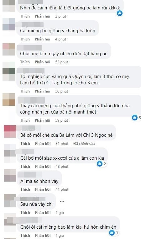  
Nhiều khán giả khẳng định cậu bé sẽ giống ba y như đúc. (Ảnh: Chụp màn hình FB Quỳnh Quỳnh) - Tin sao Viet - Tin tuc sao Viet - Scandal sao Viet - Tin tuc cua Sao - Tin cua Sao
