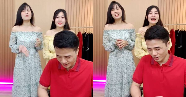  Thương cũng thường xuyên nép sau lưng Đình Khánh, như không muốn mọi người thấy sự thay đổi trong vóc dáng của mình. (Ảnh: Việt Giải trí)