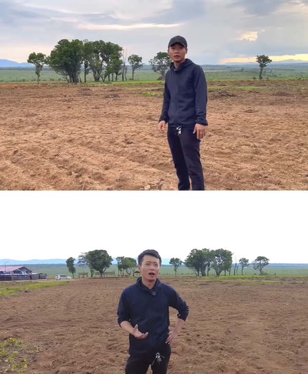  
Đất đã được xới sạch sẽ, chỉ đợi làm bằng và đưa vào trồng trọt. (Ảnh: YouTube Quang Linh Vlogs - Cuộc Sống ở Châu Phi)