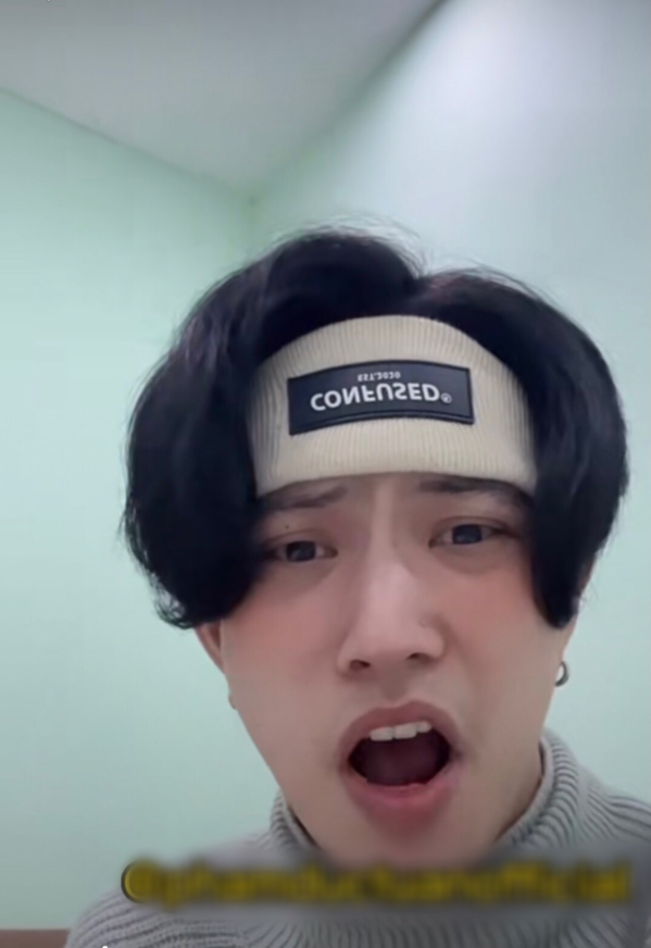  
Nờ Ô Nô bày tỏ sự bức xúc khi mọi người lấy video của anh để livestream bán hàng. (Ảnh: TikTok Nờ Ô Nô)