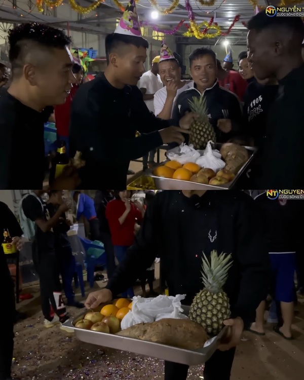  
Những món quà quà “đa chủng loại, đa màu sắc” được Lindo cùng vợ tâm huyết chuẩn bị để tặng nam YouTuber quê Nghệ An. (Ảnh: YouTube Nguyễn Tiến - Cuộc Sống Ở Châu Phi)