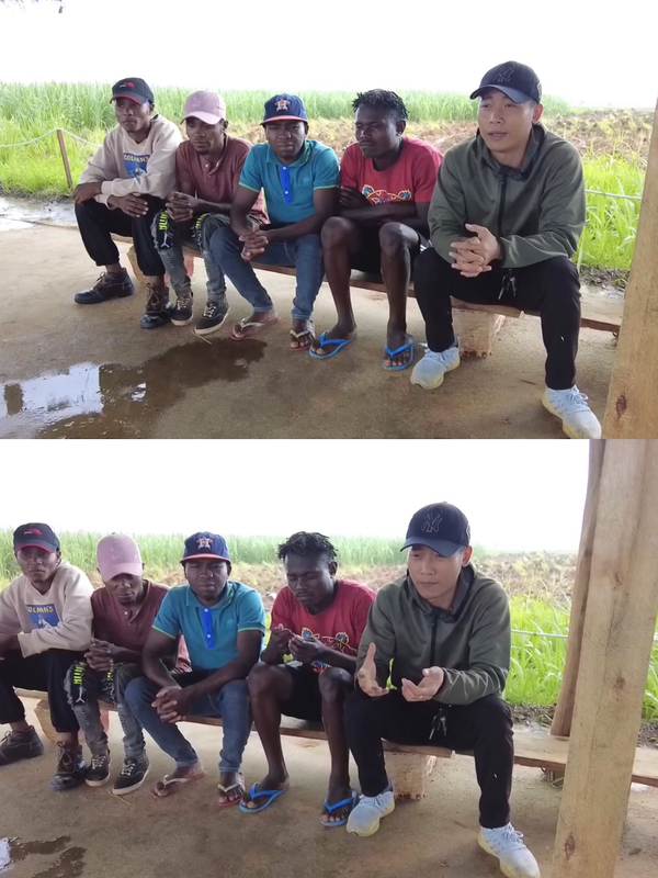  
Quang Linh chia sẻ việc tuyển chọn nhân sự ở Angola vô cùng khó khăn. (Ảnh: YouTube Quang Linh Vlogs - Cuộc sống ở Châu Phi)