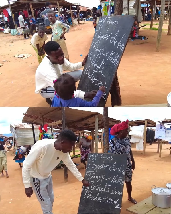  Cửa hàng của Lindo liên tục được cập nhật món mới. (Ảnh: YouTube Lindo Vlogs - Cuộc sống ở châu Phi)