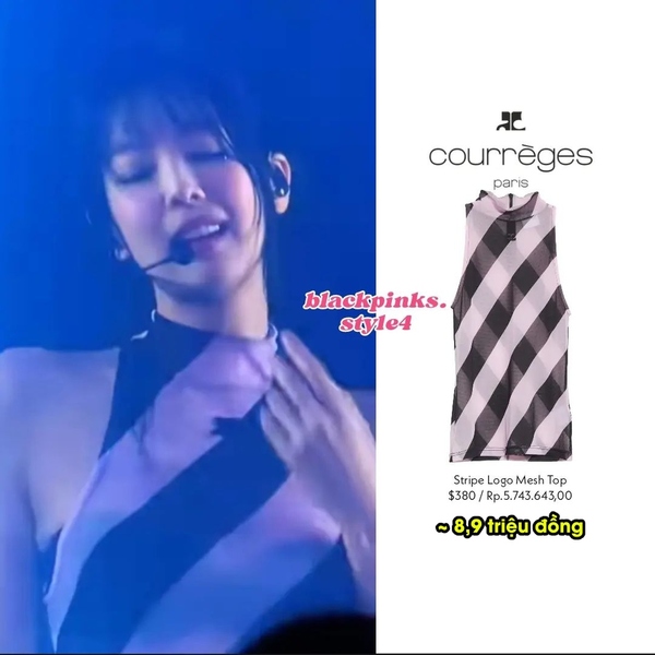  Jennie has always been a female idol whose stylist cut her outfit better than the original model. (Photo: Instagram @blackpinks.style4)