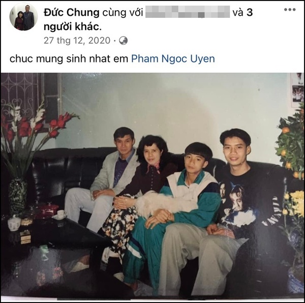  Mỗi dịp sinh nhật bà xã, ông Mai Đức Chung không quên gửi lời chúc mừng. (Ảnh: FBNV)