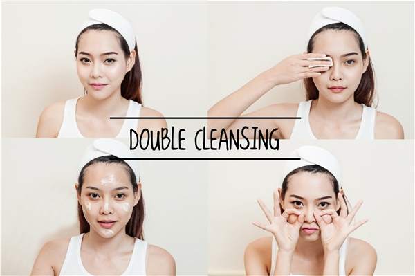 
Double cleansing là một trong những bí quyết dưỡng ẩm da kì diệu của người Hàn. (Ảnh: Internet)