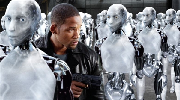 
Will Smith vào vai một thanh tra có thành kiến với người máy trong I, Robot.