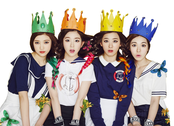 
Red Velvet được ra mắt vào tháng 8/2014 với đội hình bốn thành viên gồm Joy, Irene, Seulgi và Wendy.