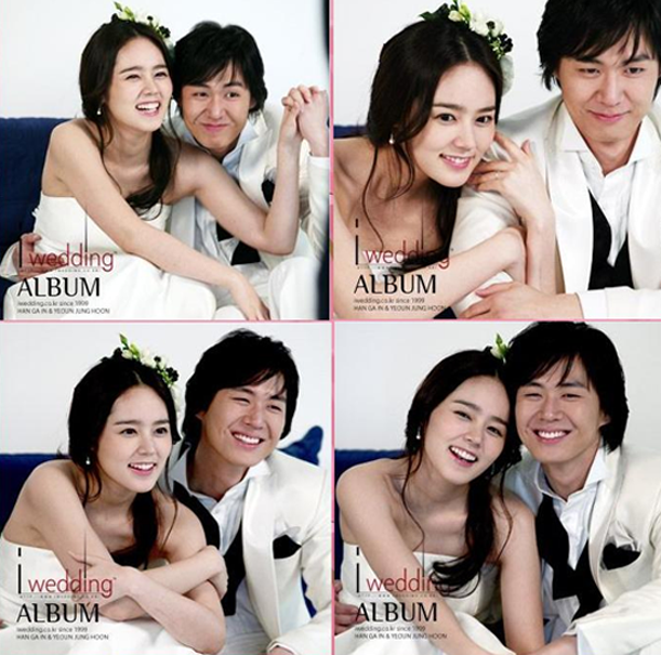  
Cặp đôi Han Ga In – Yoon Jun Hoon được mệnh danh là “tiên đồng ngọc nữ” của làng giải trí xứ Hàn.