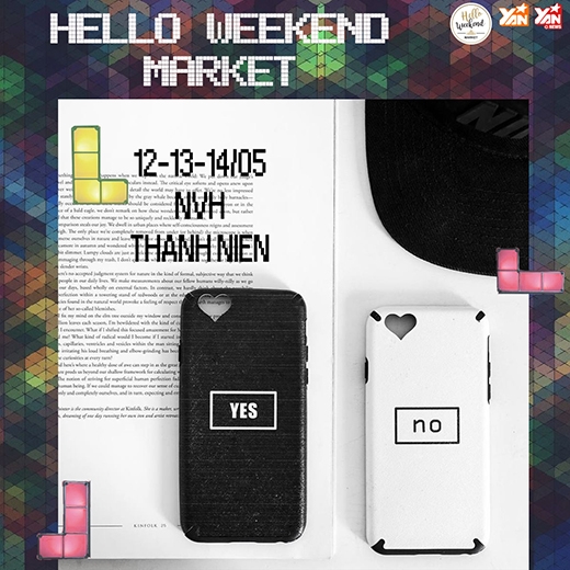 Trẻ lại với concept tuổi thơ độc – lạ của Hello Weekend Market!