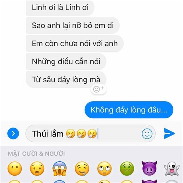 'Bo tay' loat tin nhan tu nguoi yeu khi ngu quen luc dang noi chuyen