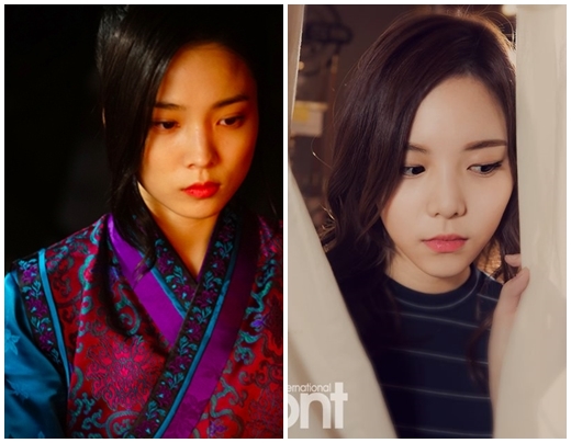 
Ánh mắt và đôi môi ngây thơ trong sáng này là của hai cô gái khác nhau đấy nhé.

Nữ diễn viên Mặt Nạ quân Chủ là tấm bên trái nhé, bên phải là Lee Yeol Eum.