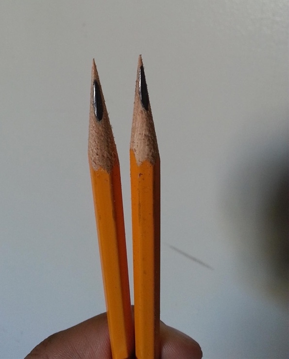 
Lỗi tại cây bút chì, hay tại cái đồ chuốt, hay tại bản thân không biết chuốt bút chì?