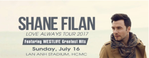 Chuyến lưu diễn thứ 2 của cựu thành viên Westlife – Shane Filan!