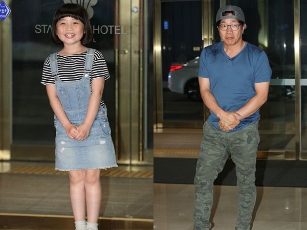 
Diễn viên nhí Go Na Hee và nam diễn viên gạo cội Park Chul Min.