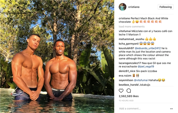 
Bức ảnh được Ronaldo chia sẻ mới đây trên Instagram cá nhân. 