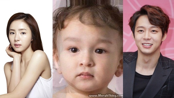 
Con của Park Yoo Chun và Shin Se Kyung được cho là sở hữu nét mặt già trước tuổi. Tuy nhiên, cậu bé này vẫn trông cực kỳ thông minh và gương mặt bác học không kém gì con của Go Hye Sun.