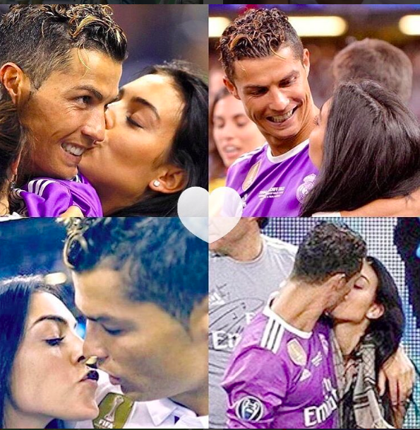 
Ronaldo thường xuyên có những cử chỉ tình cảm với cô người yêu nhỏ hơn 10 tuổi. 