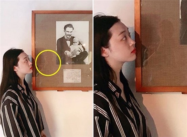 
Kim Min Joon đã xuất hiện gián tiếp trên Instagram của Sulli với bóng phản chiếu trong gương khi chụp ảnh cho cô nàng lúc đi du lịch Cuba và Mexico.
