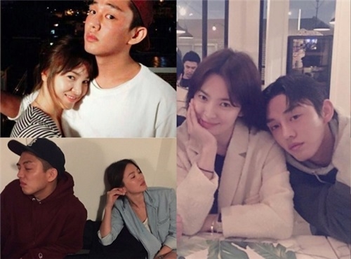 
Những hình ảnh thân mật của Song Hye Kyo và Yoo Ah In từng làm giấy lên tin đồn hai chị em đang hẹn hò. 