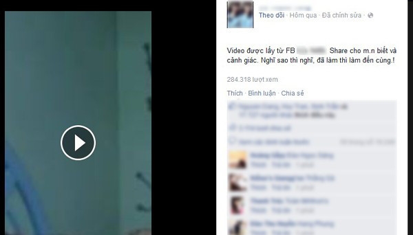 
Gần 300 nghìn lượt xem cho đoạn clip sex bị phát tán của nữ sinh 15 tuổi. (Ảnh: Internet)