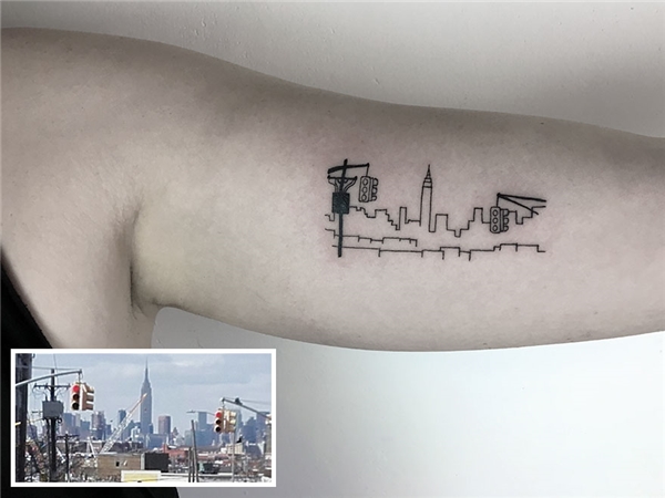 35 HÌNH XĂM QUANG CẢNH THÀNH PHỐ  XU HƯỚNG XĂM HÌNH MỚI NHẤT NĂM 2018   Arm tattoos for guys Bridge tattoo Tattoos for guys
