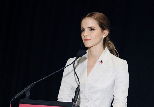
Emma phát biểu trong một hội nghị của Liên Hợp Quốc về bình đẳng giới.