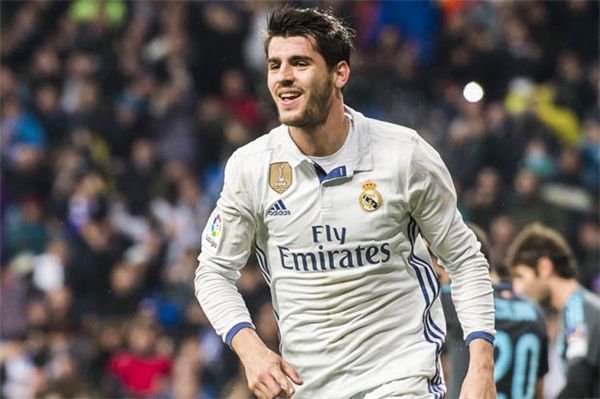 
Morata đang có hiệu suất ghi bàn rất tốt trong màu áo của Real Madrid.