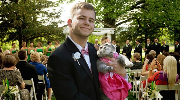 Không có bạn gái để đi Prom, nam sinh này dắt... mèo cưng đi thay thế
