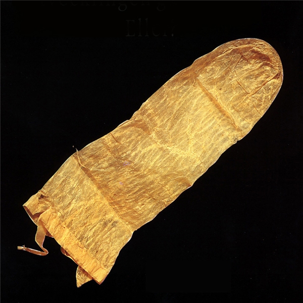 
Bao cao su cổ nhất (năm 1640): Chiếc bao này được tìm thấy tại thành phố Lund, miền nam Thụy Điển. Nó được làm từ ruột lợn và có thể được sử dụng lại nhiều lần. Trong bản ghi chép kèm theo có hướng dẫn người dùng rửa nó trong sữa ấm để ngăn ngừa bệnh truyền nhiễm.