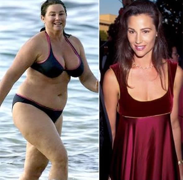 
Keely trước và sau khi tăng cân.