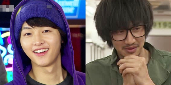 
Dù cùng tuổi nhưng Song Joong Ki và Lee Kwang Soo sở hữu ngoại hình "khác biệt".