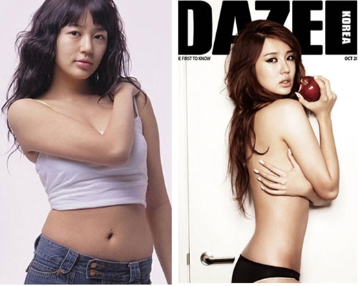 
Sở hữu vóc dáng dễ tăng cân, Yoon Eun Hye rất kỹ tính trong các khẩu phần ăn để giữ được vóc dáng "mình hạc xương mai".