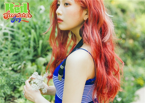 
Ngoại hình đỉnh cao của Joy với mái tóc đỏ rực rỡ trong đợt trở lại cùng Red Velvet vào đầu tháng 7 này.