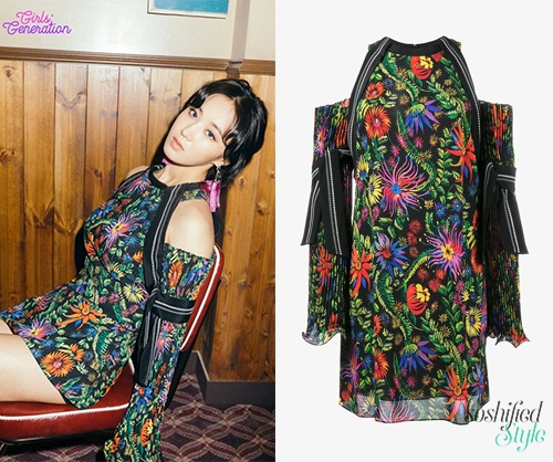  
Bộ váy họa tiết hoa "được lòng" Yuri này được "bật mí" với giá 264 bảng Anh (gần 7,9 triệu).