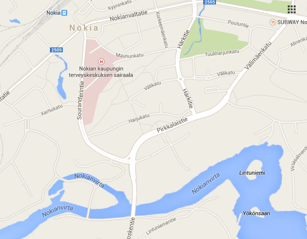 
Dòng sông Nokianvirta ở Phần Lan, cảm hứng cho cái tên Nokia.