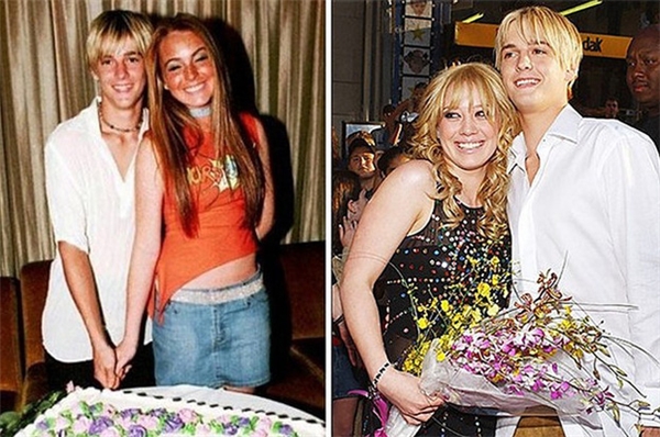 
Aaron Carter từng có mối tình tay ba "đầy sóng gió" và gây nên mâu thuẫn giữa 2 cô công chúa Disney Hilary Duff và Lindsay Lohan.