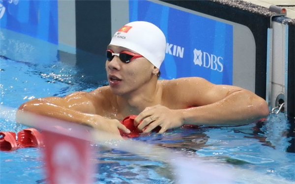 
Sẽ đối đầu với nhà vô địch Olympic  Joseph Schooling nên Trần Duy Khôi phải quyết tâm cao hơn tại SEA Games 29.