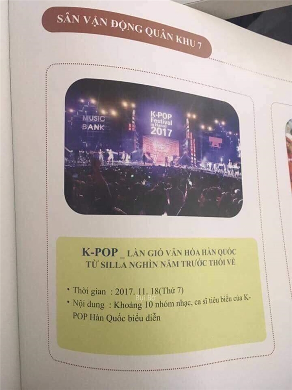 
Người hâm mộ Kpop cũng đã tìm ra địa điểm và thời gian tổ chức sự kiện này thông qua các bài đăng trước đó của đơn vị tổ chức.