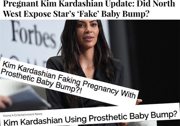 Mệnh danh lắm chiêu nhiều trò, Kim Kardashian nhiều lần 