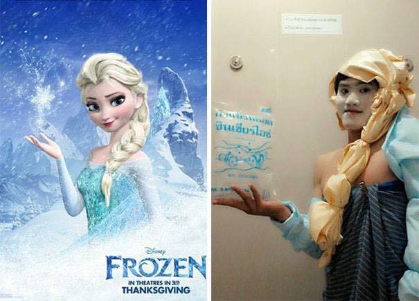 
Có lẽ Elsa cũng bật khóc khi thấy phiên bản đời thực này của mình.