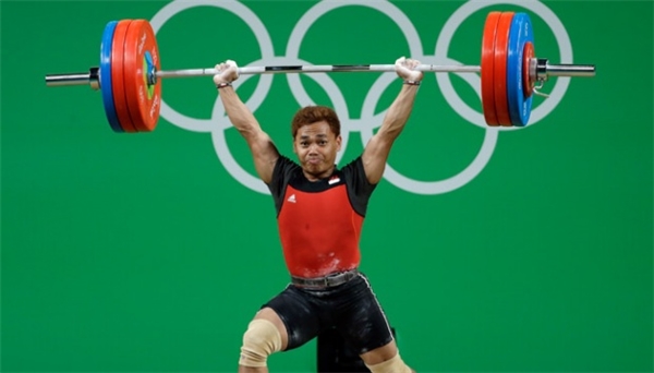 
Lực sĩ người Indonesia Eko Yuli Irawan là Á quân của Olympic Rio 2016 ở hạng cân 62kg.